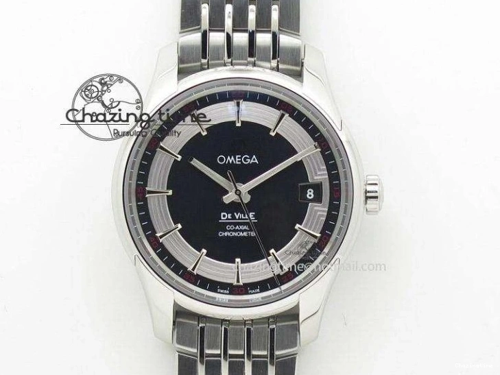 0414 Vintage Seamaster 300 Date T SS B12 Black Dial On Brown Leather Strap A2836 (Free Nylon Strap) WeatherProof 7911